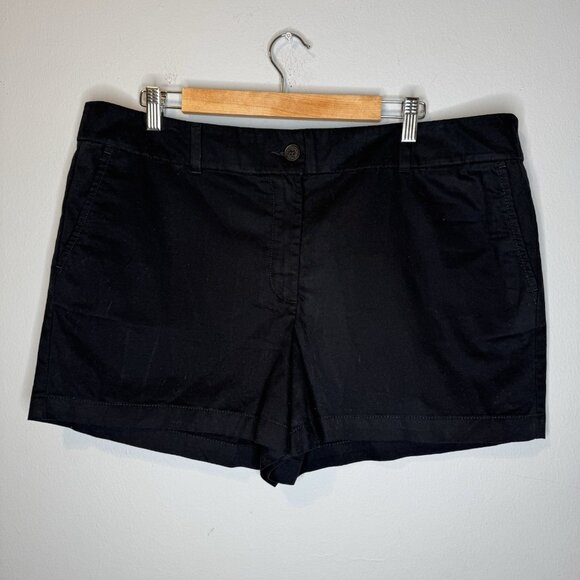 Ann Taylor Pants - Loft 4” Black Shorts Size 16 New Ann Taylor